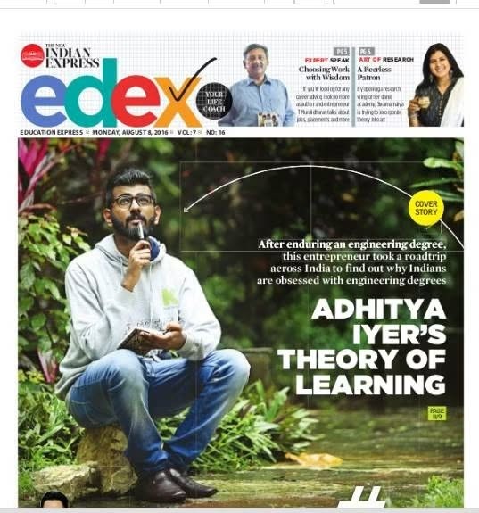 Media coverage of my work as an educationist